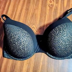Victoria's Secret Perfect Shape Black and Gold Bra